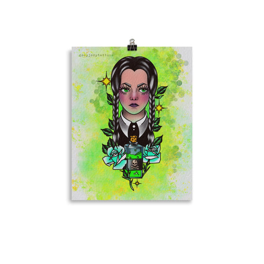 Wednesday Addams Poster Print 11x14